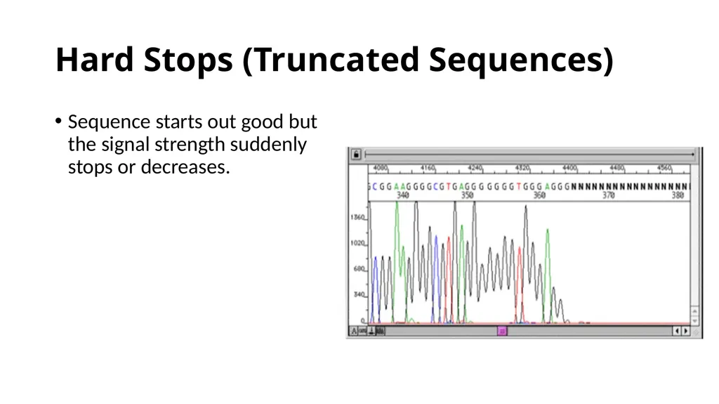 Sanger Sequencing Troubleshooting OSUCCC Genomics - slide 23 of 33
