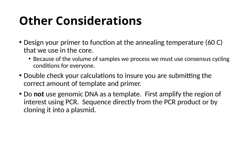 Sanger Sequencing Troubleshooting OSUCCC Genomics - slide 12 of 33