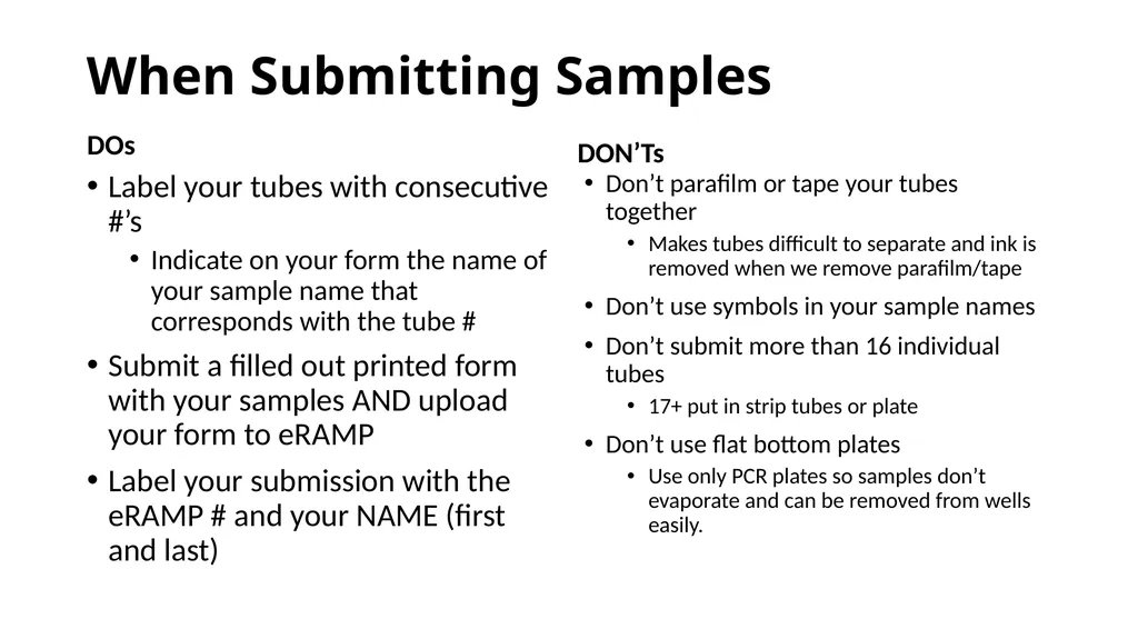 Sanger Sequencing Troubleshooting OSUCCC Genomics - slide 33 of 33
