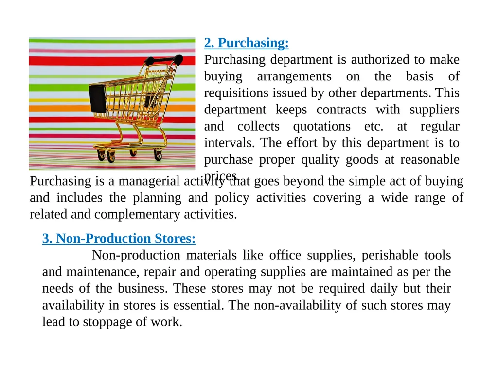 Materials Management Material management Material - slide 10 of 29