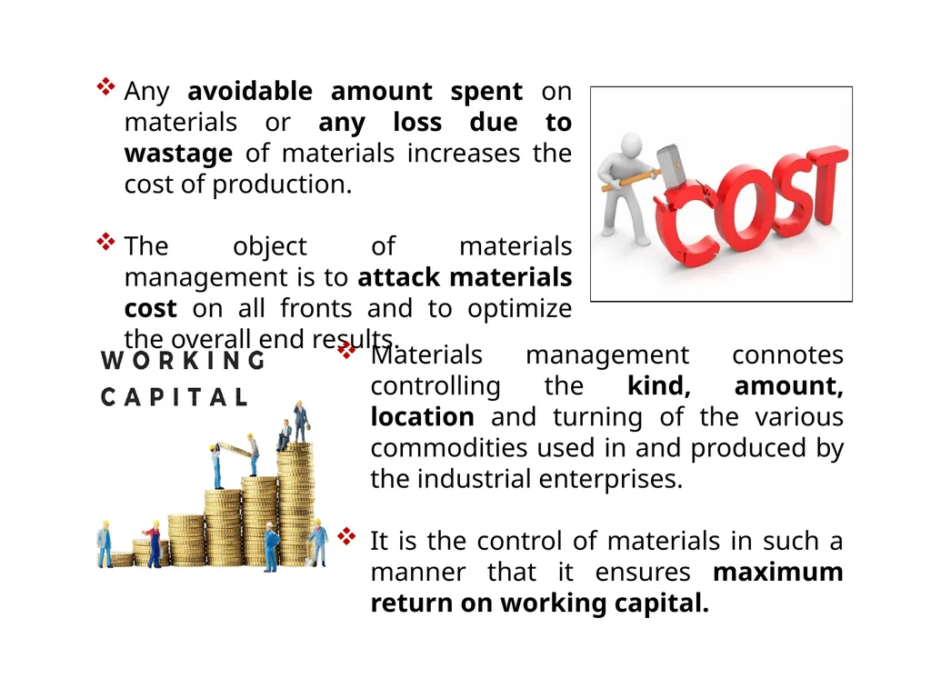 Materials Management Material management Material - slide 5 of 29