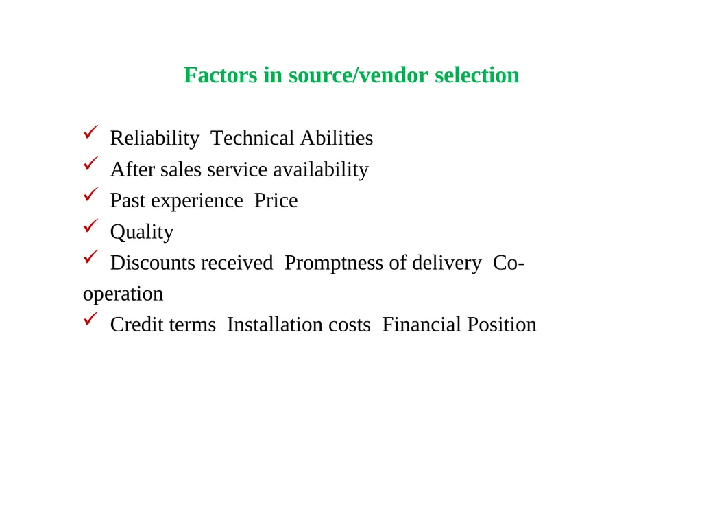 Materials Management Material management Material - slide 17 of 29