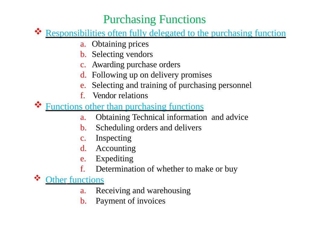 Materials Management Material management Material - slide 15 of 29