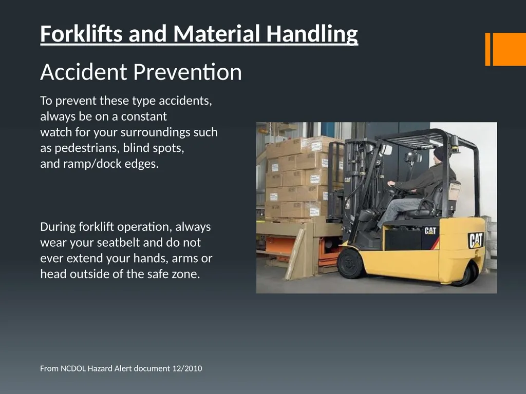 Material Handling This material was produced under - slide 14 of 24
