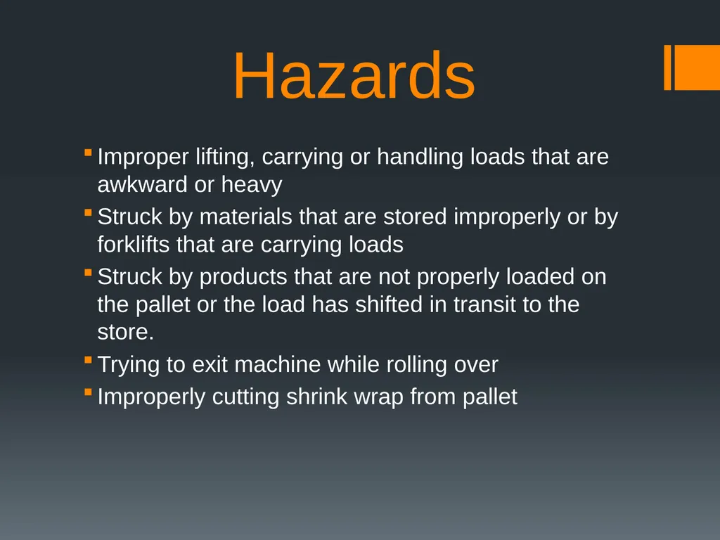 Material Handling This material was produced under - slide 5 of 24