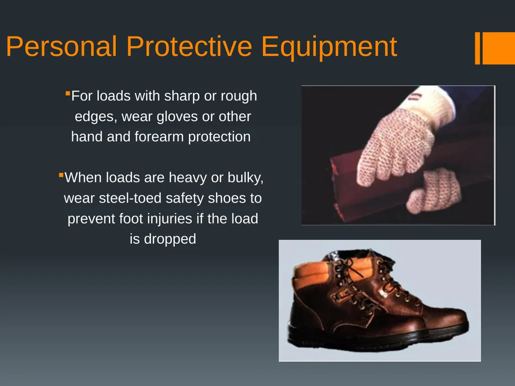 Material Handling This material was produced under - slide 9 of 24