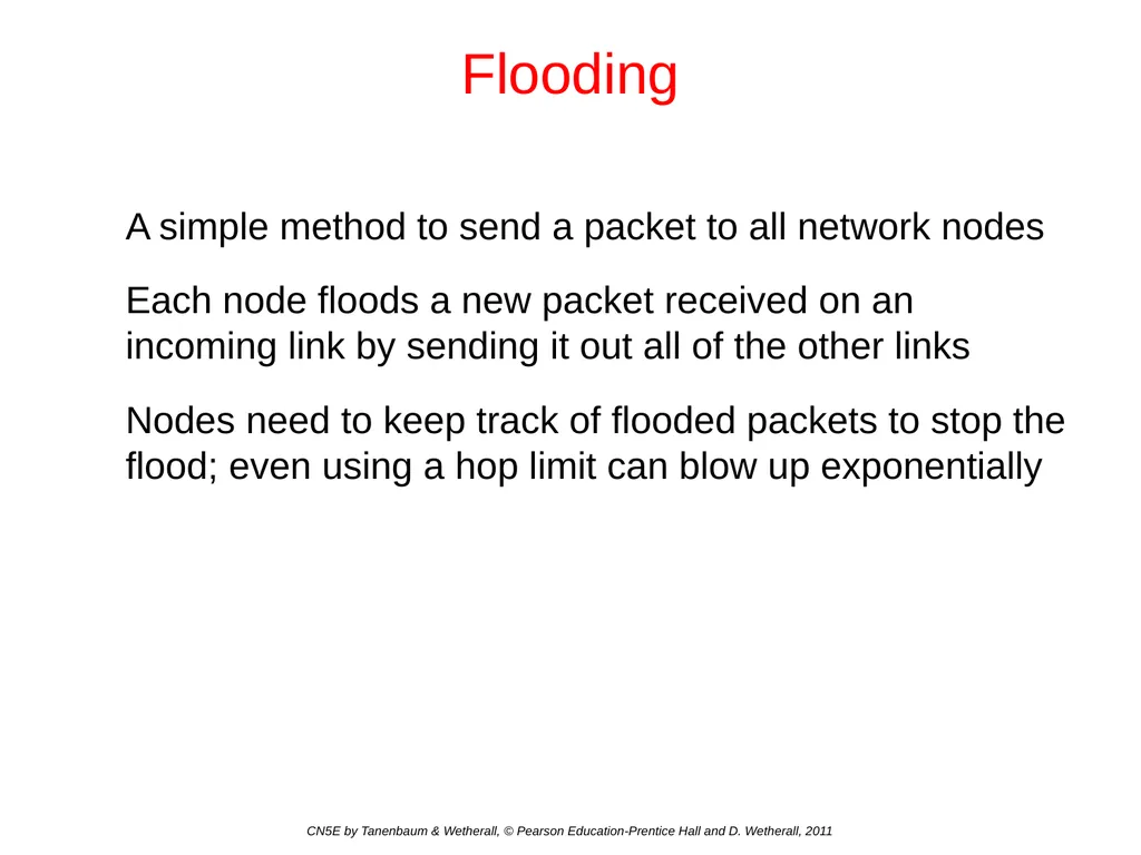 Network Layer Chapter 5 CN5E by Tanenbaum & - slide 26 of 68