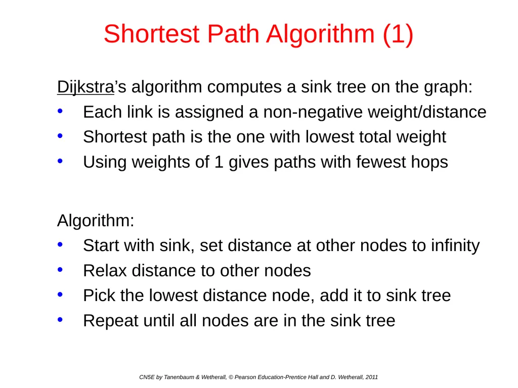 Network Layer Chapter 5 CN5E by Tanenbaum & - slide 21 of 68