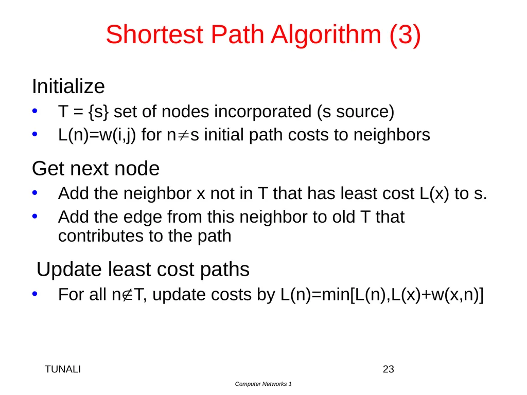 Network Layer Chapter 5 CN5E by Tanenbaum & - slide 23 of 68