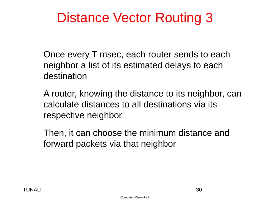 Network Layer Chapter 5 CN5E by Tanenbaum & - slide 30 of 68