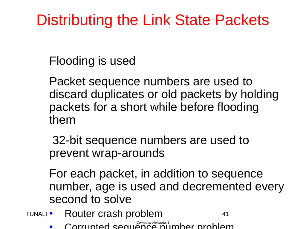 Network Layer Chapter 5 CN5E by Tanenbaum & - slide 41 of 68
