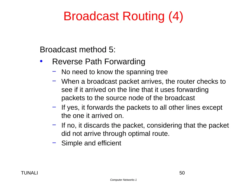 Network Layer Chapter 5 CN5E by Tanenbaum & - slide 50 of 68