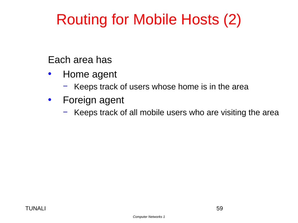 Network Layer Chapter 5 CN5E by Tanenbaum & - slide 59 of 68