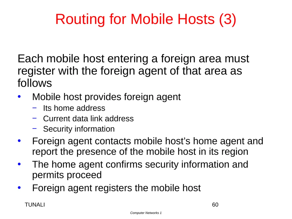 Network Layer Chapter 5 CN5E by Tanenbaum & - slide 60 of 68