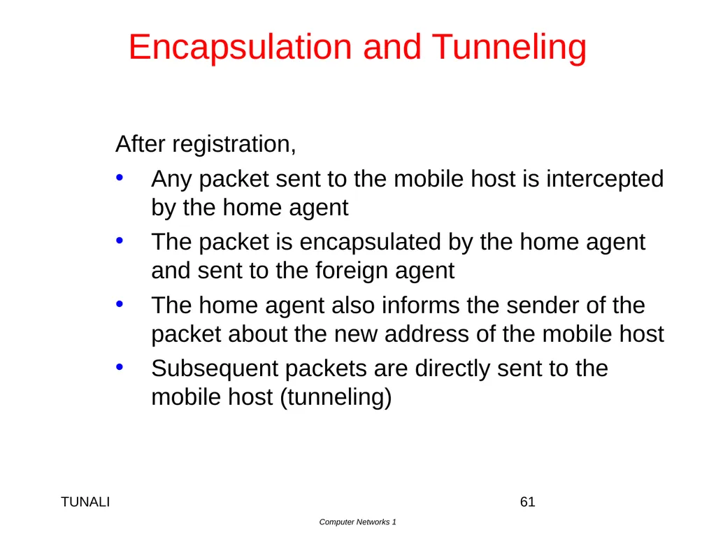 Network Layer Chapter 5 CN5E by Tanenbaum & - slide 61 of 68