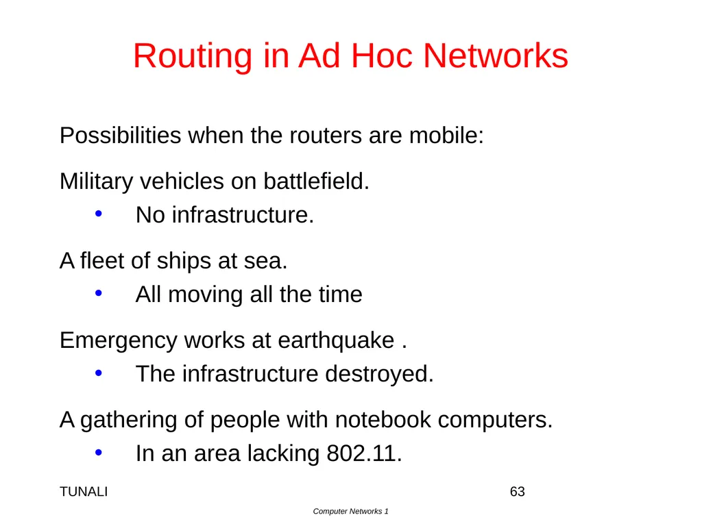 Network Layer Chapter 5 CN5E by Tanenbaum & - slide 63 of 68