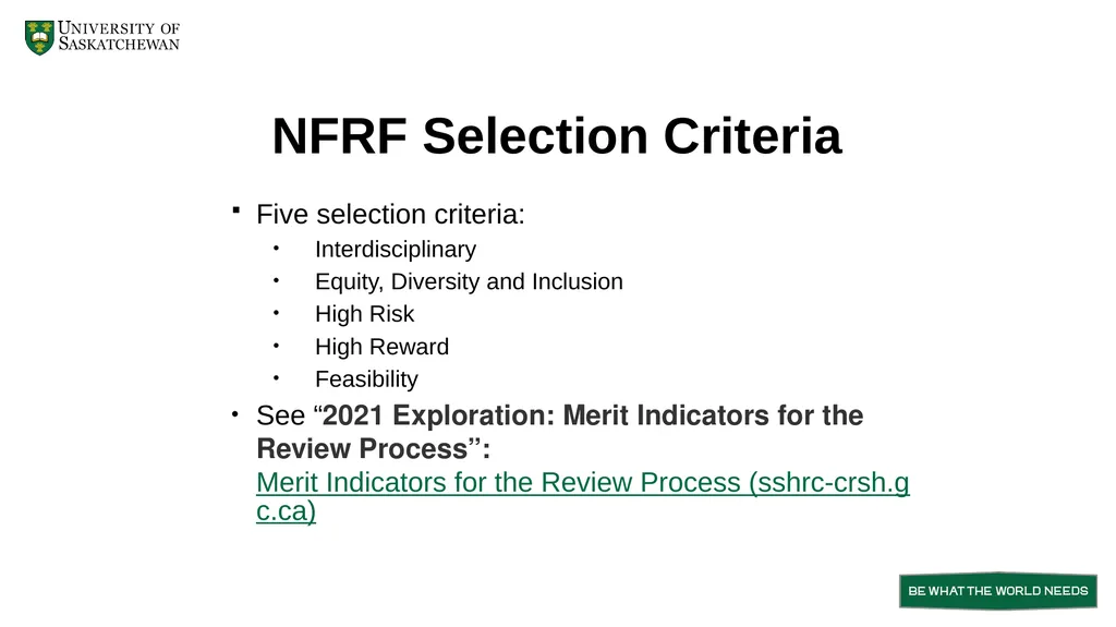 New Frontiers in Research Fund Exploration Stream - slide 4 of 9