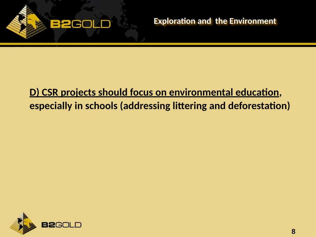 Exploration and the Environment Exploration has a - slide 8 of 9