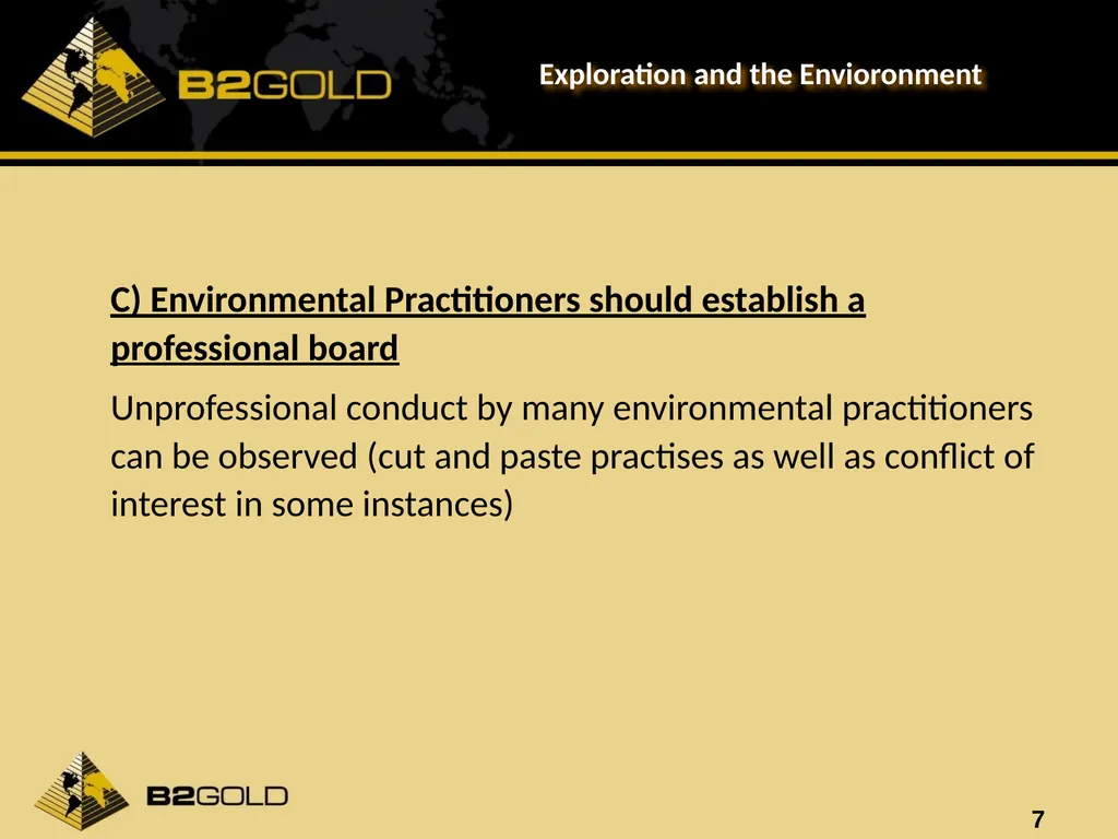 Exploration and the Environment Exploration has a - slide 7 of 9