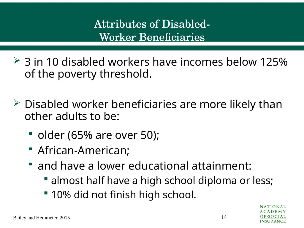Social Security Benefits, Finances, and Policy - slide 14 of 44