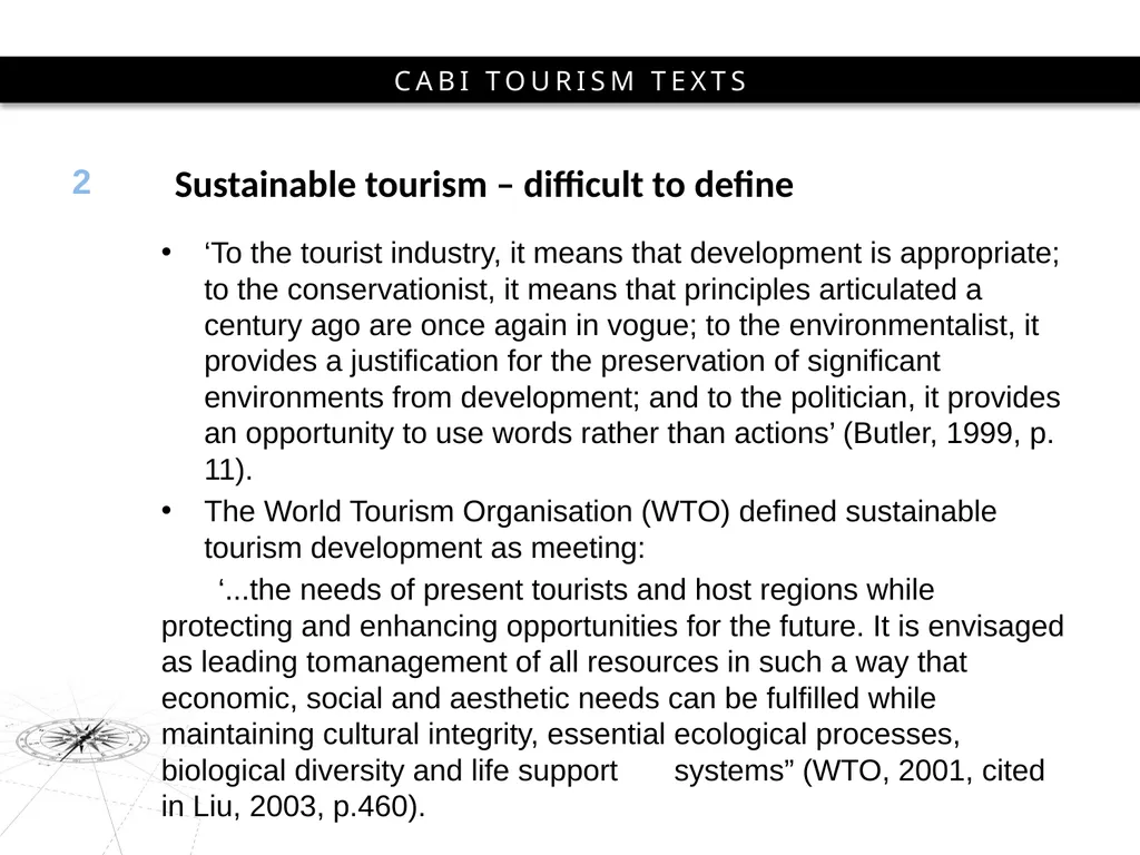 3rd Edition Strategic Management In Tourism Edited - slide 8 of 25