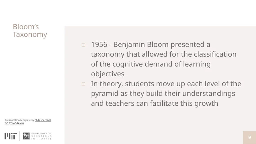 Teaching with Sustainability A course offered - slide 9 of 32