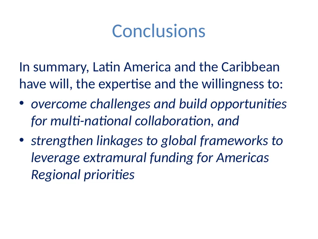 Americas Conference on Solar Radiation - slide 24 of 26