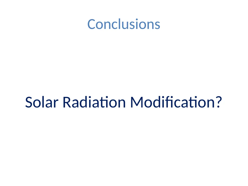 Americas Conference on Solar Radiation - slide 25 of 26