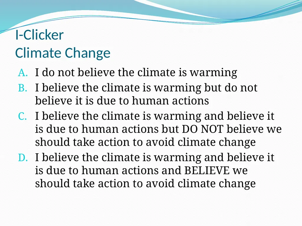 Overview Final exam – questions? Complete climate - slide 5 of 30