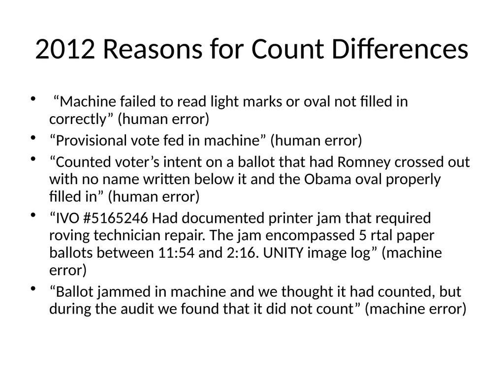 Accurate Elections SBE Member Joshua Malcolm SBE - slide 12 of 20