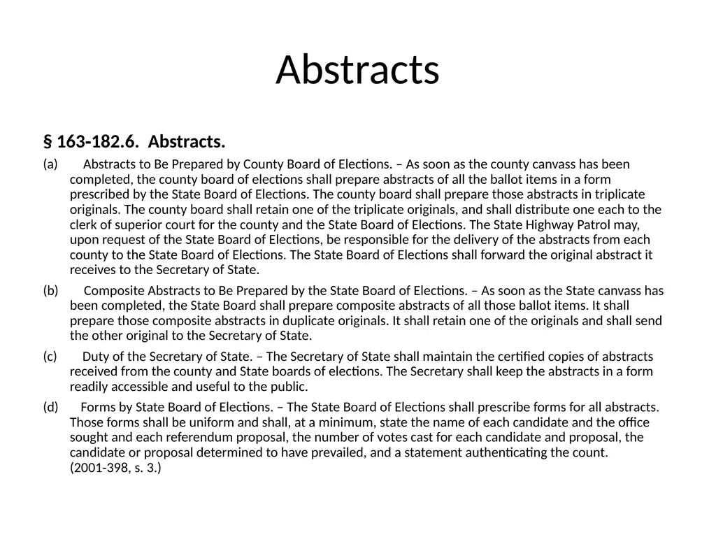 Accurate Elections SBE Member Joshua Malcolm SBE - slide 18 of 20