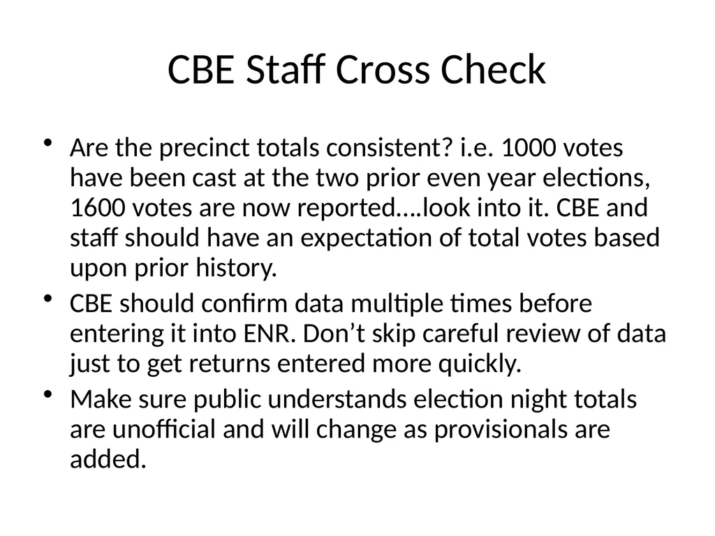 Accurate Elections SBE Member Joshua Malcolm SBE - slide 4 of 20