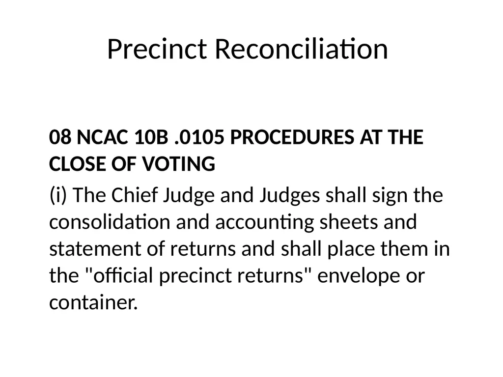 Accurate Elections SBE Member Joshua Malcolm SBE - slide 2 of 20