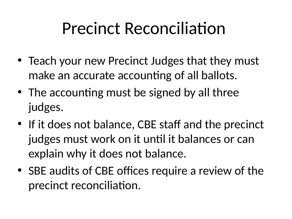 Accurate Elections SBE Member Joshua Malcolm SBE - slide 3 of 20