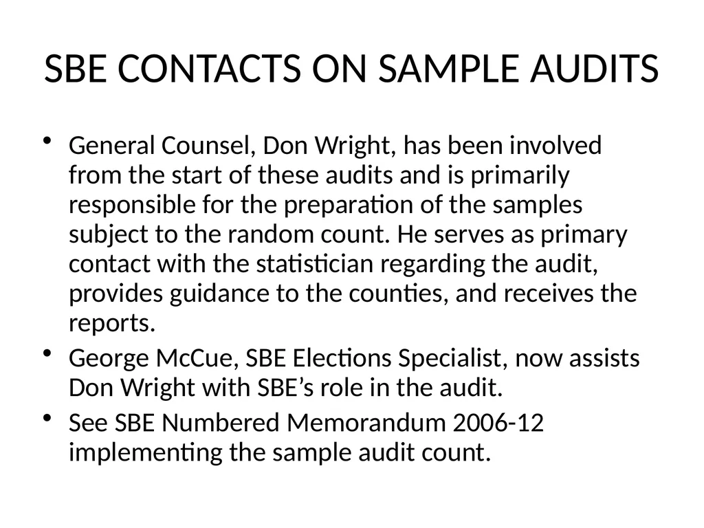 Accurate Elections SBE Member Joshua Malcolm SBE - slide 8 of 20