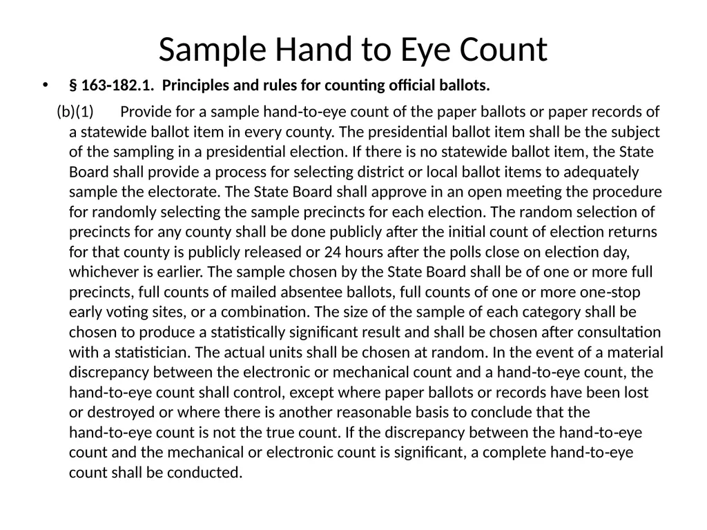Accurate Elections SBE Member Joshua Malcolm SBE - slide 5 of 20