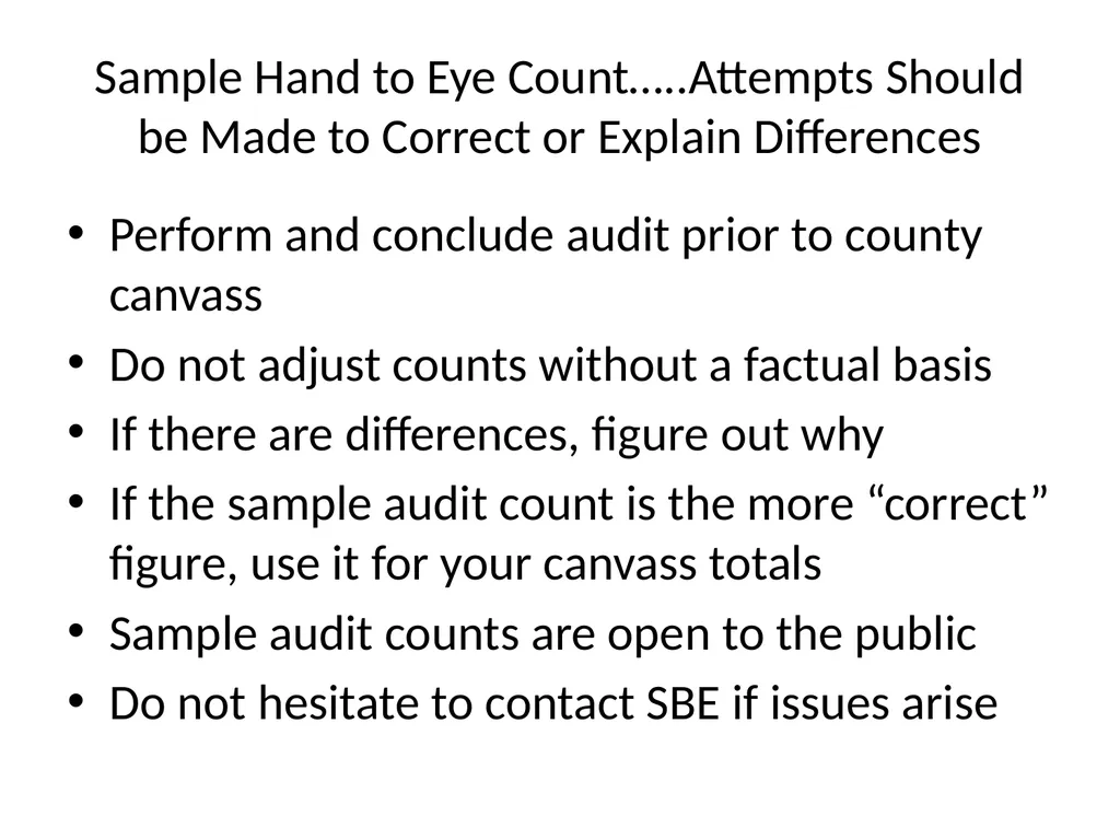 Accurate Elections SBE Member Joshua Malcolm SBE - slide 11 of 20