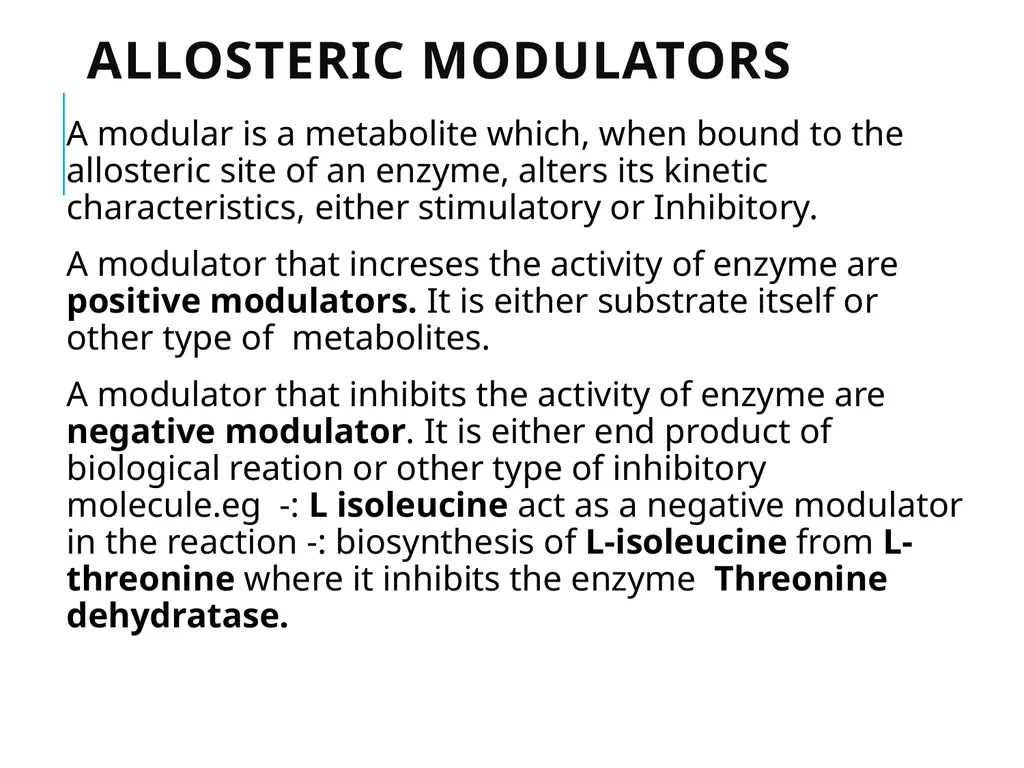 ALLOSTERIC ENZYMES REGULATION By- Shubhani singh - slide 7 of 16