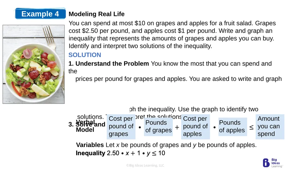 Lesson 5.6 Graphing Linear Inequalities in Two - slide 15 of 19