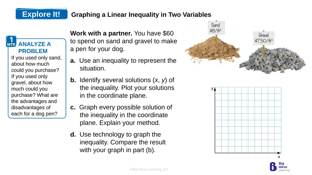 Lesson 5.6 Graphing Linear Inequalities in Two - slide 4 of 19