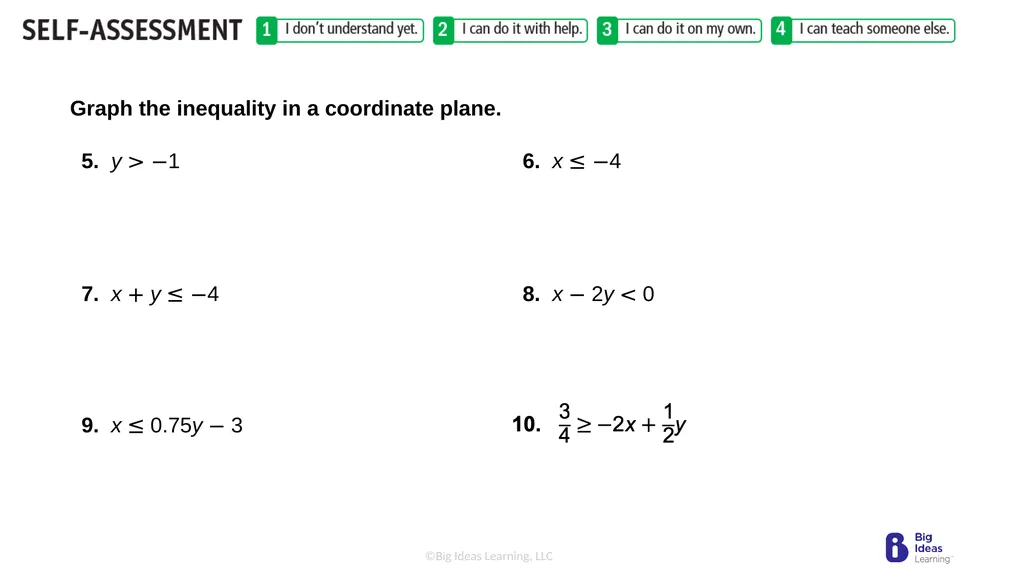 Lesson 5.6 Graphing Linear Inequalities in Two - slide 13 of 19