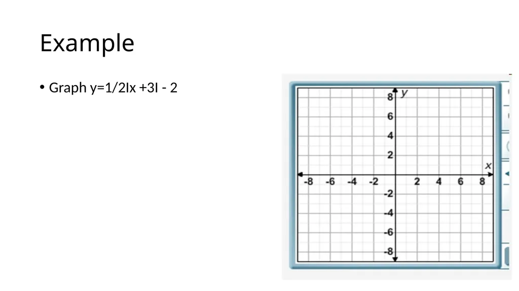 Lesson 2.1 Graphing Absolute Value Functions - slide 10 of 14