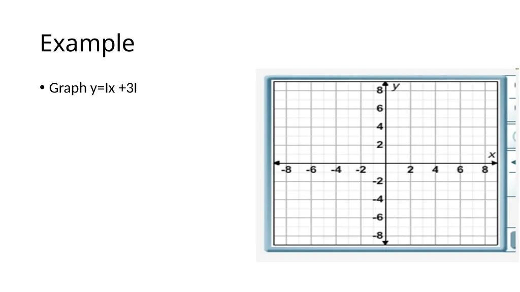 Lesson 2.1 Graphing Absolute Value Functions - slide 7 of 14