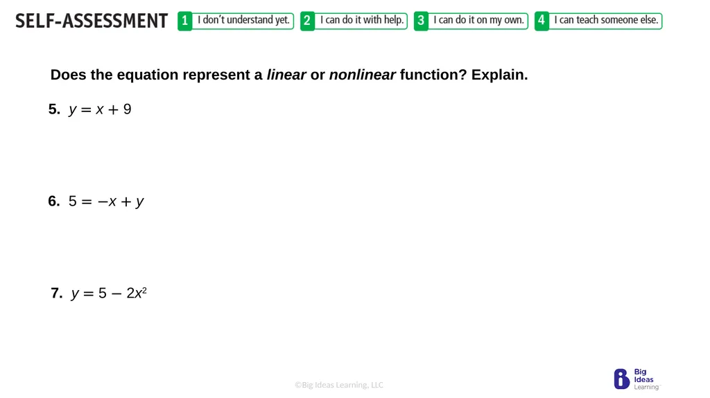Lesson 3.3 Linear Functions Warm-Up Plot the - slide 11 of 25
