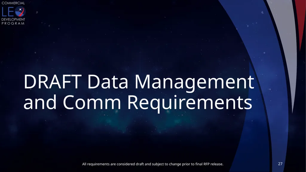 CLDP Draft Utilization Requirements Conditioned - slide 27 of 46