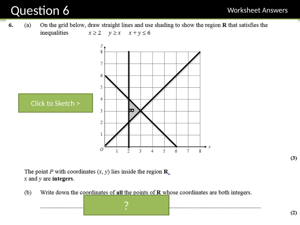 GCSE: Inequalities – Shading Regions Dr J Frost - slide 11 of 14