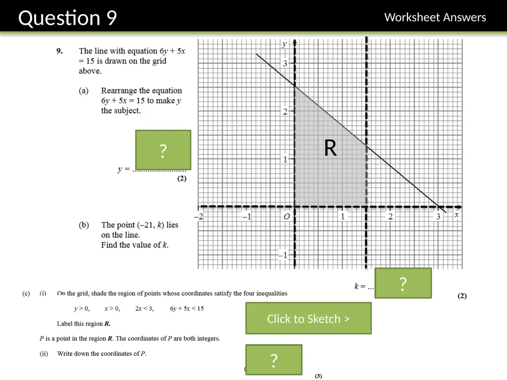 GCSE: Inequalities – Shading Regions Dr J Frost - slide 14 of 14