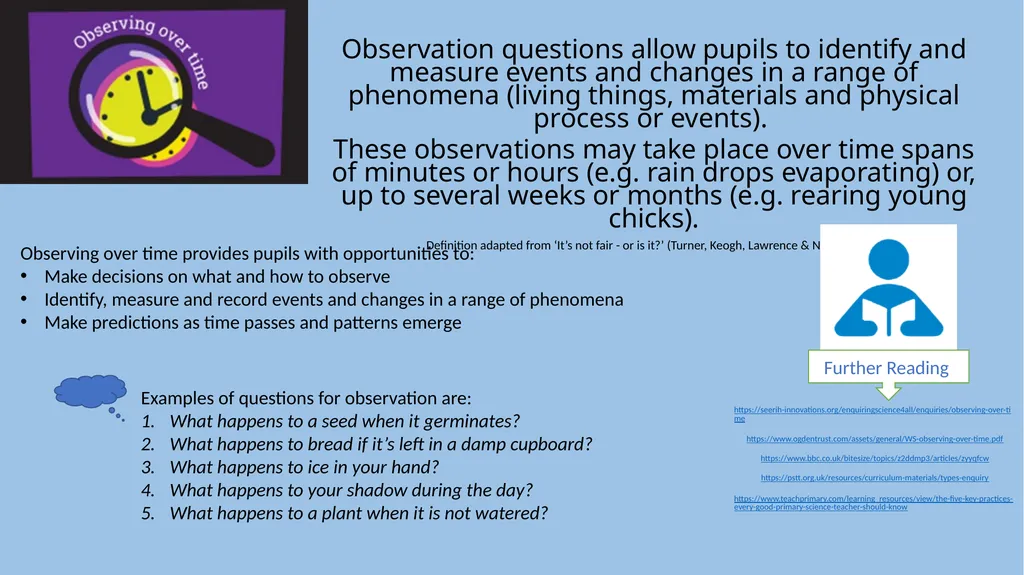 5 Enquiry Types Pattern-Seeking Observing Fair - slide 2 of 10