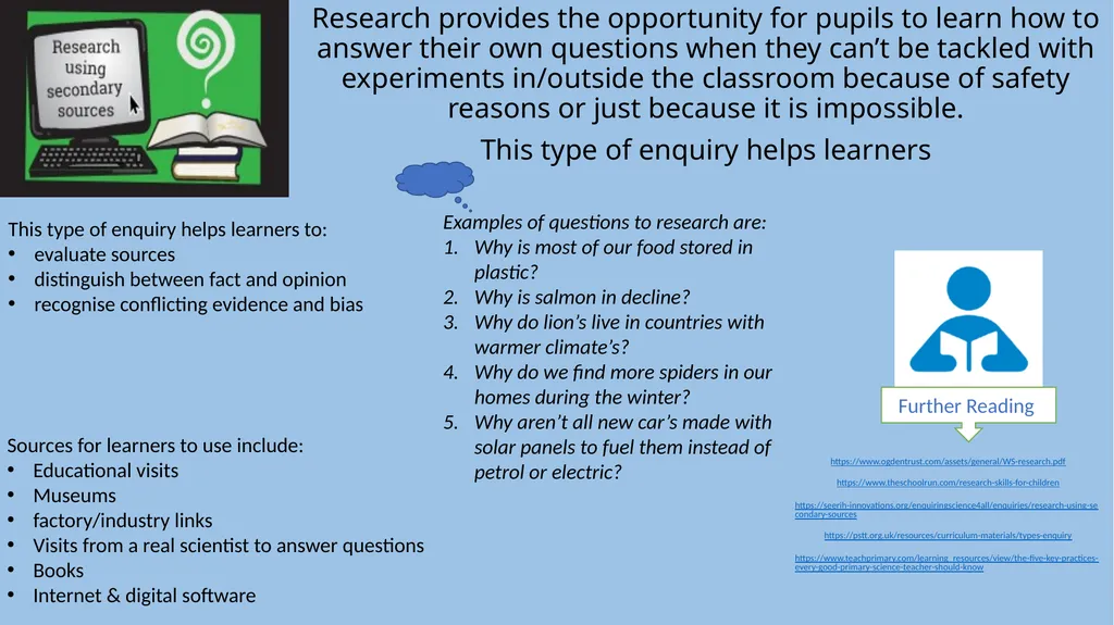 5 Enquiry Types Pattern-Seeking Observing Fair - slide 4 of 10