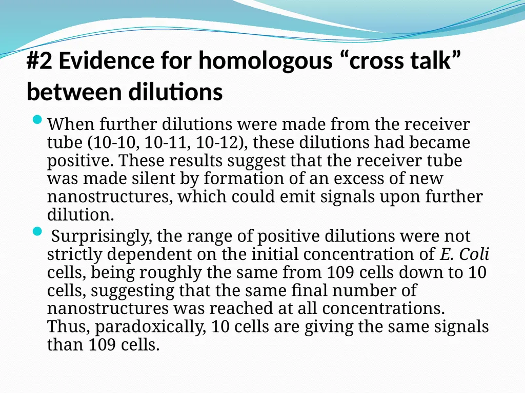 BEYOND THE MOLECULE: Theory Evidence Biological - slide 13 of 45